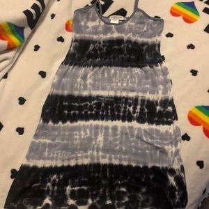 Tye dye grunge dress